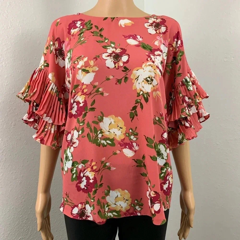 EST 1946 floral print blouse